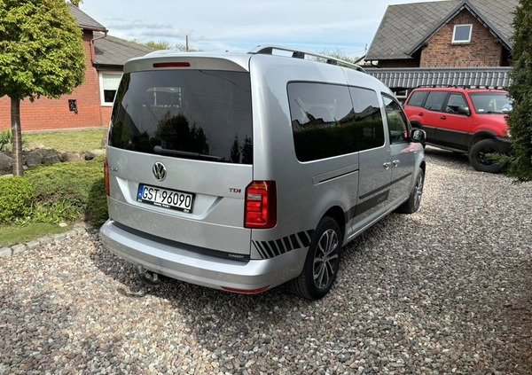 Volkswagen Caddy cena 89000 przebieg: 130000, rok produkcji 2016 z Gliwice małe 67